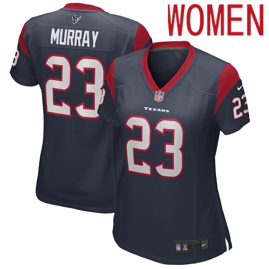 Women Houston Texans #23 Eric Murray Nike Navy Player Game NFL Jersey